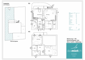221,9m² Wohnung mit Garten in Zweiparteienhaus EG
